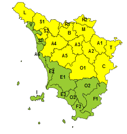 vedi il dettaglio dell'allerta temporali