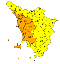 vedi il dettaglio dell'allerta temporali