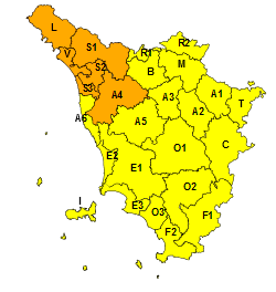 vedi il dettaglio dell'allerta idreogologica