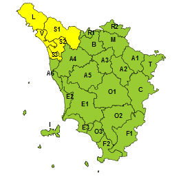 vedi il dettaglio dell'allerta temporali