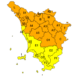 vedi il dettaglio dell'allerta temporali
